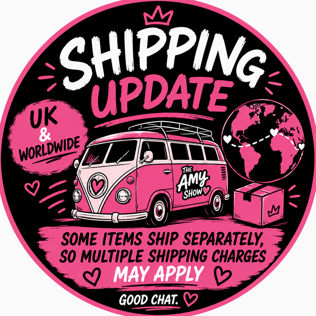 📦 A LITTLE SHIPPING HEADS-UP!