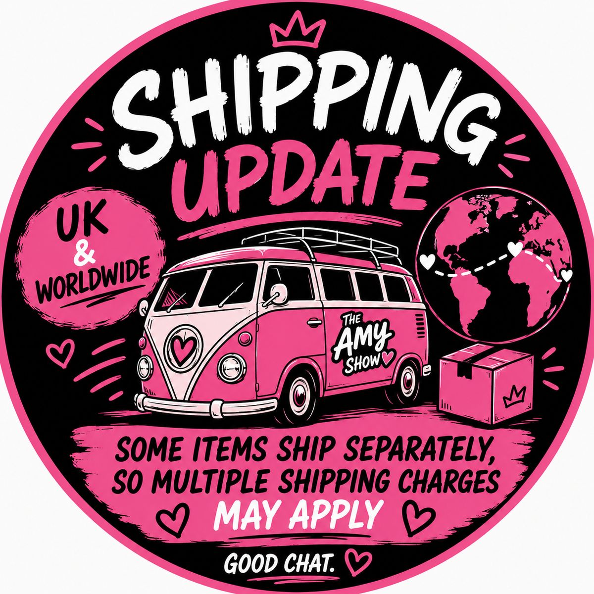 📦 A LITTLE SHIPPING HEADS-UP!