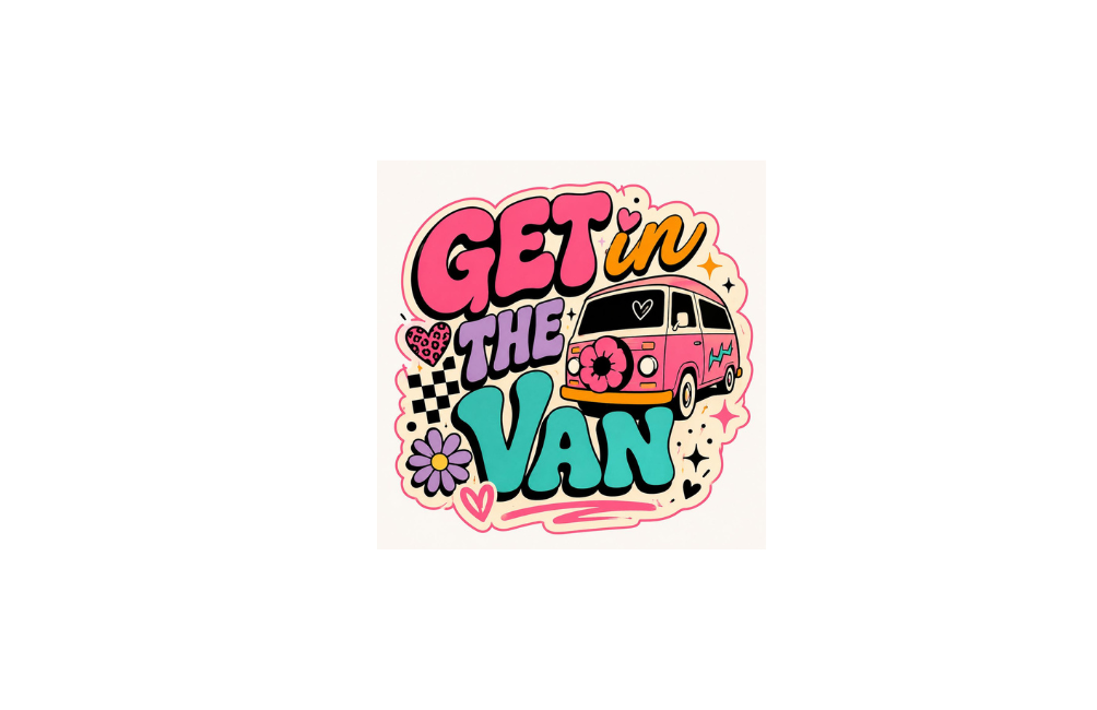Get in the Van Bumper Sticker 🚐